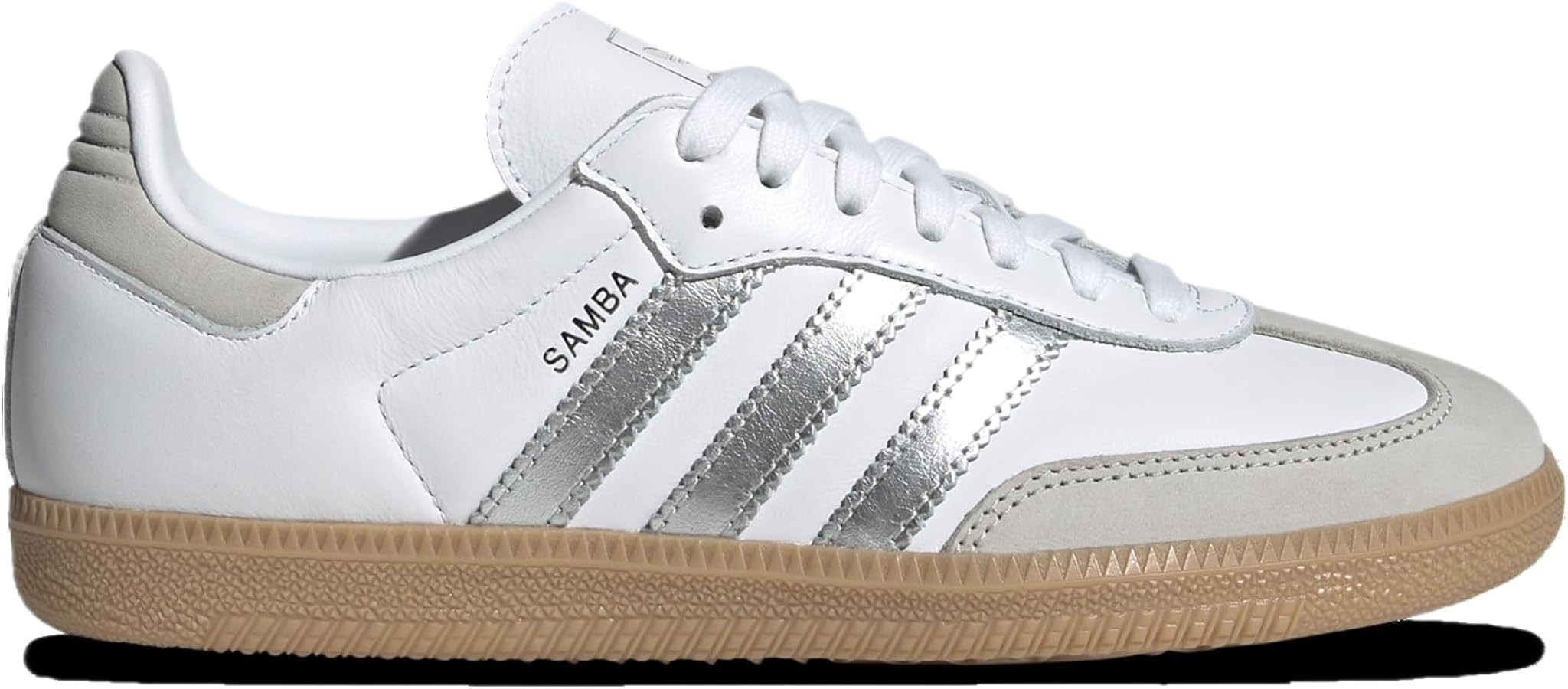Adidas Originals Samba OG - Women's (JI2725, White/Silver) | Amazon (US)
