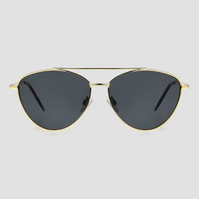 Women's Cateye Aviator Sunglasses - Universal Thread™ Gold | Target
