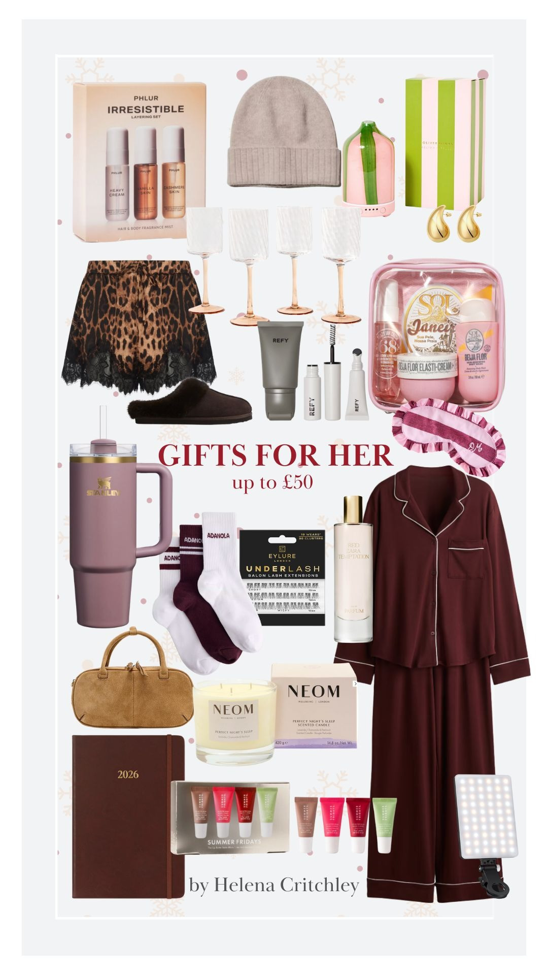 Gifts For Her Under £50 🎄💕

Gifts for Her, Gifting, Christmas Gifts, Pjamas, Beauty, Perfume, Zara Perfume, Candle, Home Gifts, Christmas For Her, Stocking Fillers 

#LTKfestive #LTKwinter #LTKgiftguide