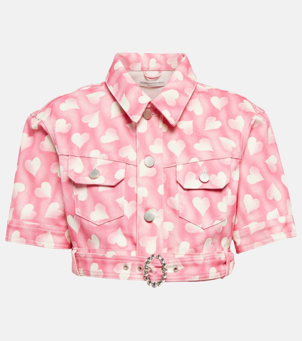 Printed cropped jacket | Mytheresa (US/CA)