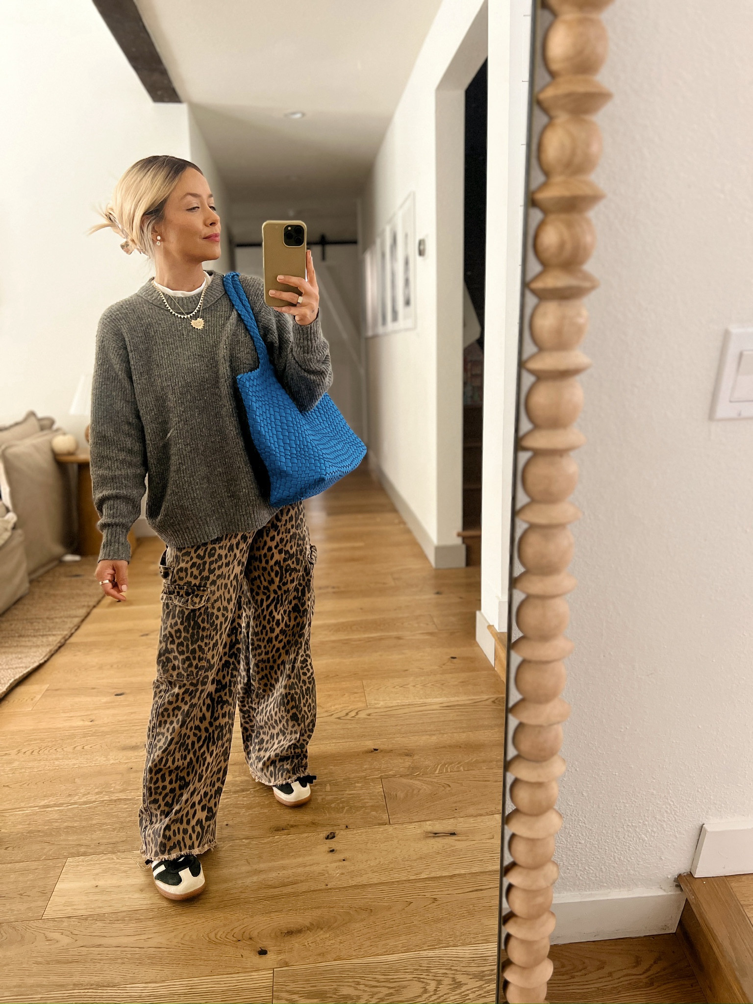 Leopard pants are my love language 🐆🖤 

#LTKFindsUnder100 #LTKStyleTip #LTKItBag