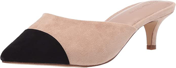 The Drop Women's Paulina Pointed Toe Two-Tone Mule | Amazon (US)