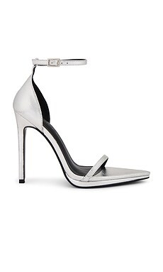 FEMME LA Opera Sandal in Foil Silver from Revolve.com | Revolve Clothing (Global)