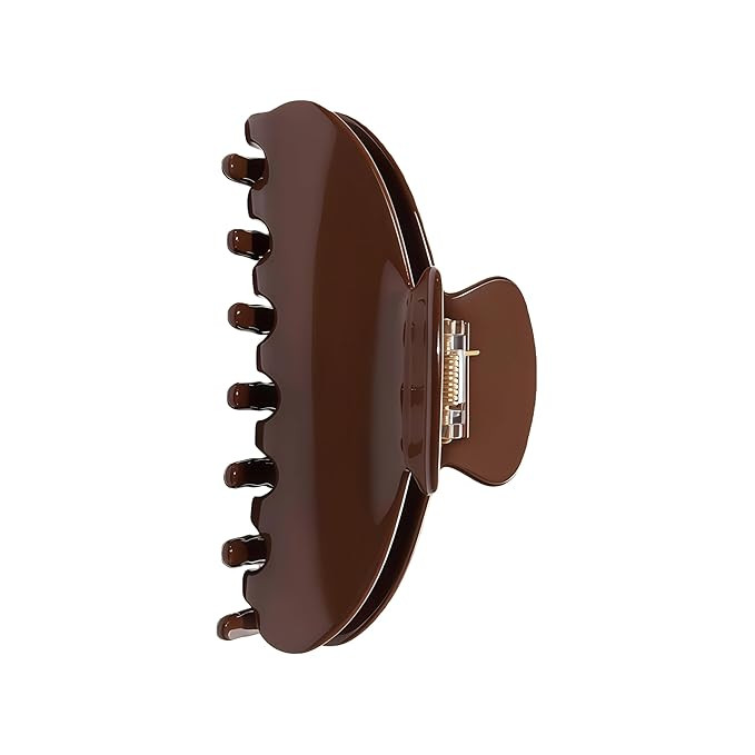 Durable Acetate Hair Clips - 4-Inch Coffee Claw Clips for Fine and Thick Hair (Coffee) | Amazon (US)