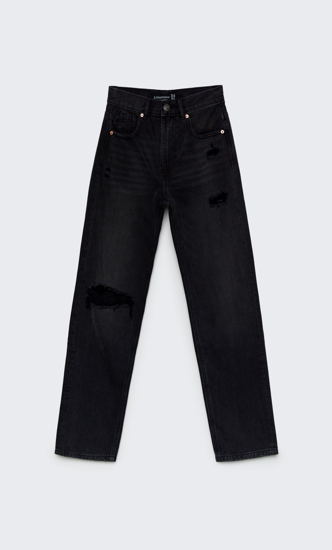 Gerade geschnittene Jeans im Slim-Fit - Mode für Damen | Stradivarius Deutschland | Stradivarius DE