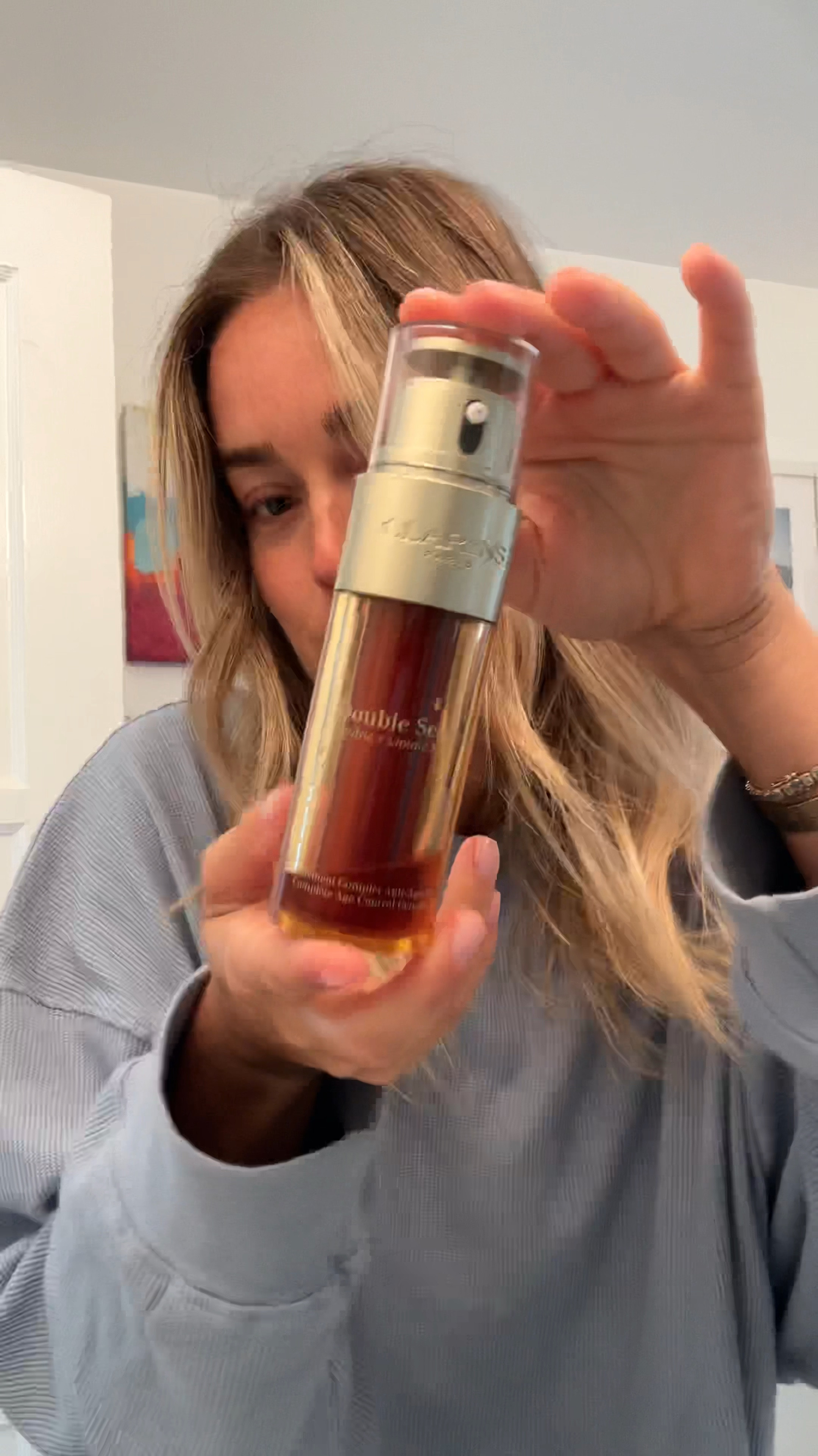 my holy grail skincare product! on sale during the sephora sale !! 

@clarins @sephora #clarins #sephora #clarinspartner 