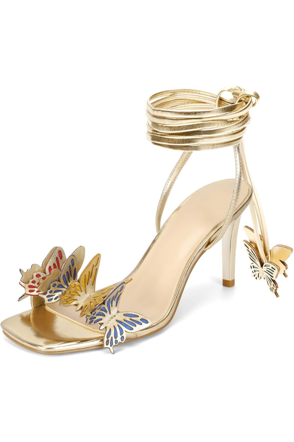Calling all butterfly lovers ! These are a need in your wardrobe! So affordable and stunning even with jeans and a white tee ! #heels #goldherls #shoes 

#LTKOver40 #LTKShoeCrush #LTKFindsUnder50