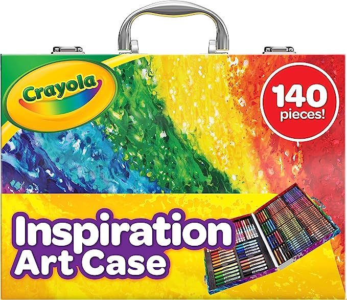 Crayola Inspiration Art Case Coloring Set, Gift for Kids, 140 Art Supplies | Amazon (US)