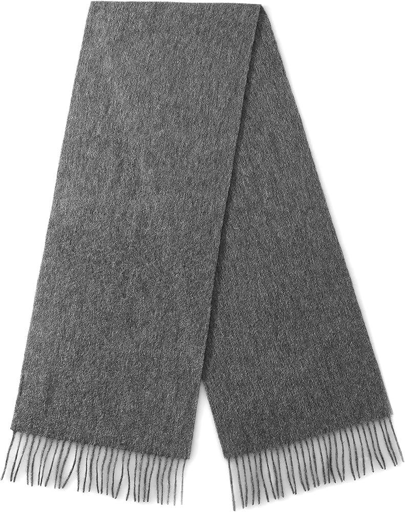 AMERICHAMP Men and Women Scarf Lambs Wool Cashmere Blend Midweight Cozy Soft Feel Winter | Amazon (US)