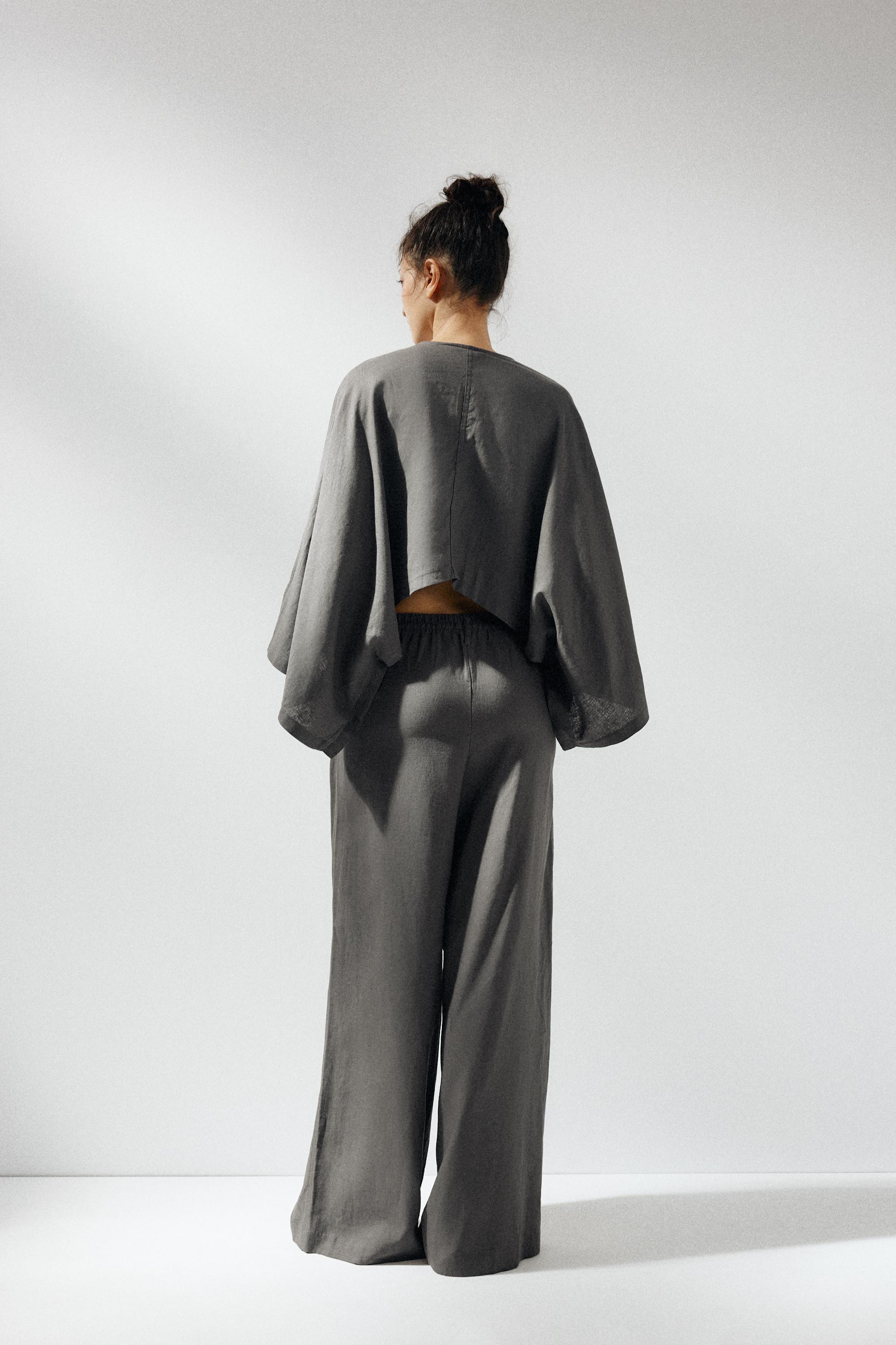 ASYMMETRIC CAPE KIMONO | Zara US