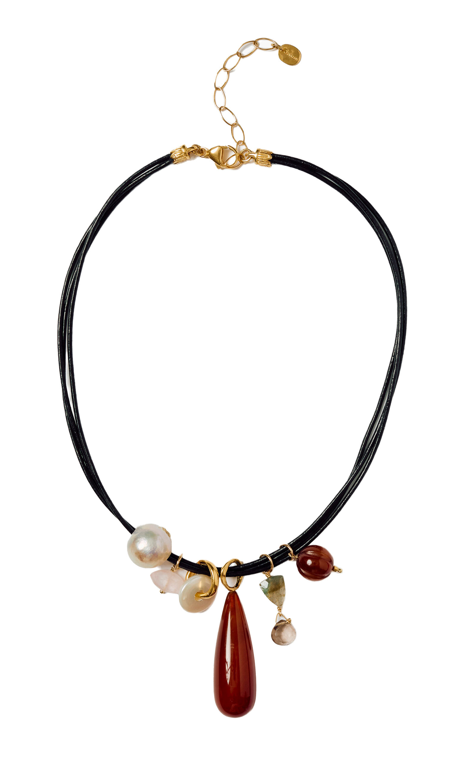 Madrid Charm Necklace Black Mix | Moda Operandi (Global)
