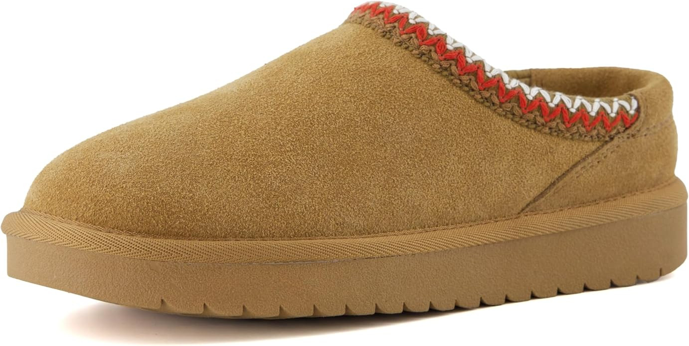 CUSHIONAIRE Women's Keto Slip-On Suede Mule Slipper - Cozy & Stylish, Memory Foam & Faux Fur Lini... | Amazon (US)