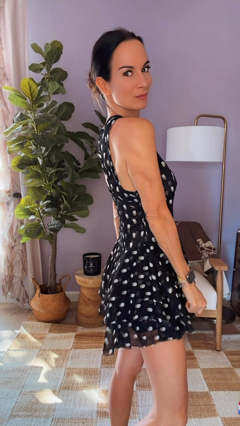 A matching moment is always a moment. 🖤⚪️
Polka dots, but make it chic, effortless, and ready for the day.

This dress does all the talking—flirty, flattering, and impossibly cute from every angle.

Throw it on, add your confidence & a matching jacket, and go. 💃🏻

Wearing XS in all

#NicoleColeeStyle
#PolkaDotMoment
#EffortlessStyle
#ChicEveryday
#StyledAndConfident

Nicole Colee, free people, mini dress, date night dress, polka dot, 


#LTKootd #LTKgrwm #LTKdayinmylife