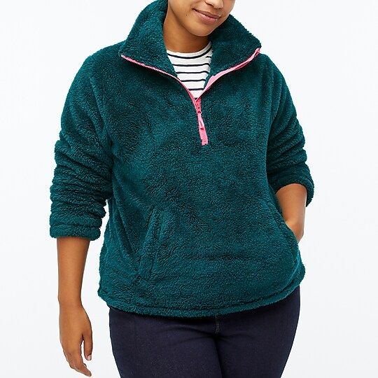 Sherpa half-zip pulloverItem AZ295 
 
 
 
 
 There are no reviews for this product.Be the first t... | J.Crew Factory