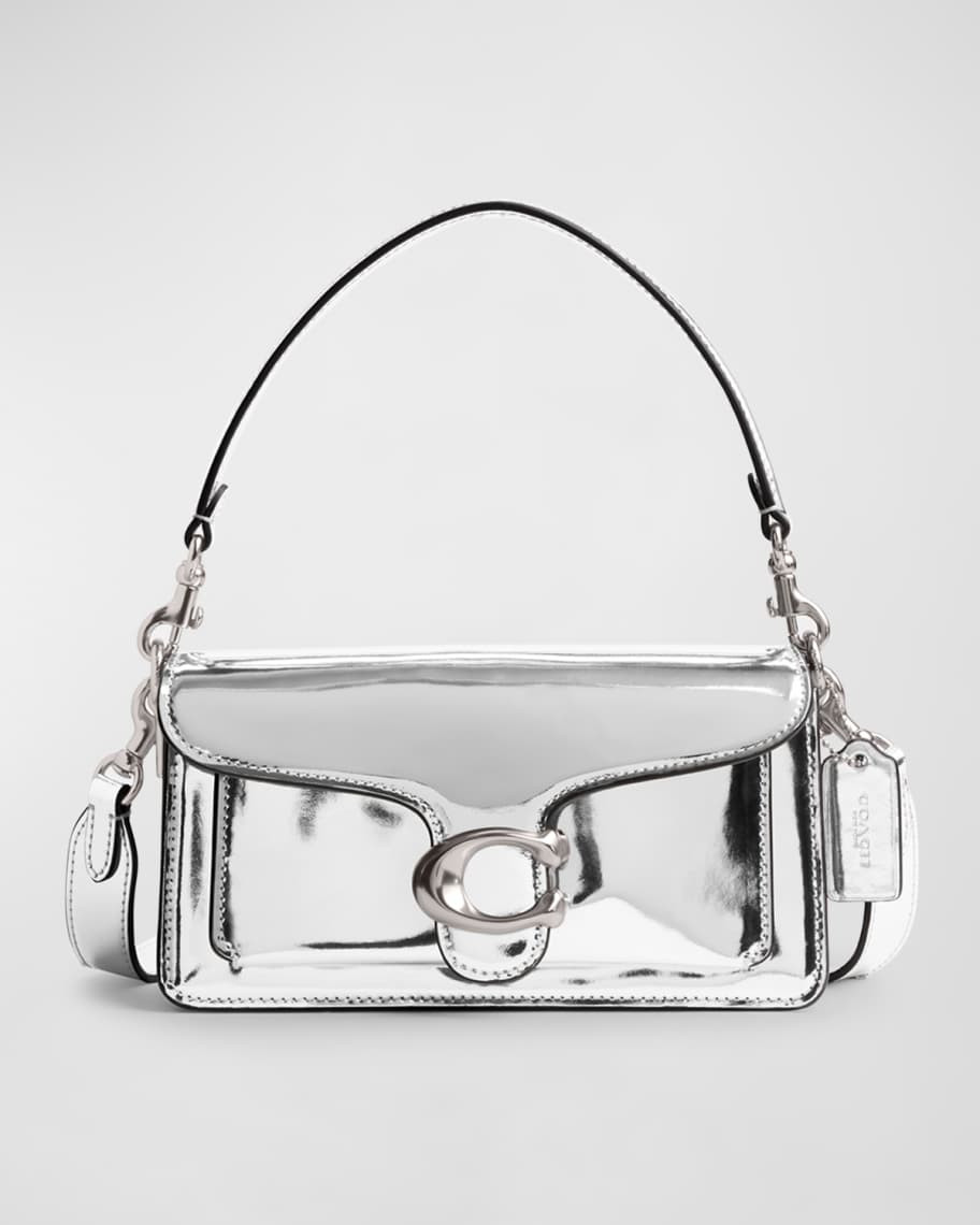 Coach Tabby 20 Metallic Leather Shoulder Bag | Neiman Marcus