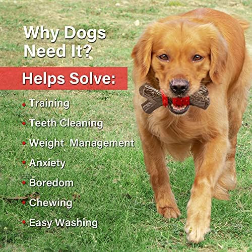 Tough Dog Toys Aggressive Chew Toys for Large Dogs, RANTOJOY Durable Dog Chew Toys for Medium Lar... | Amazon (US)