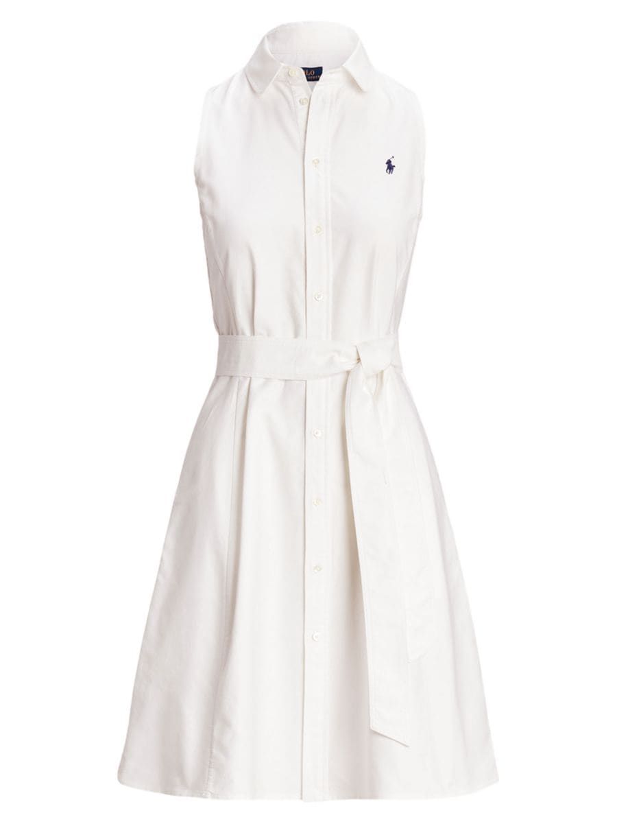 Blair Oxford Sleeveless Shirtdress | Saks Fifth Avenue
