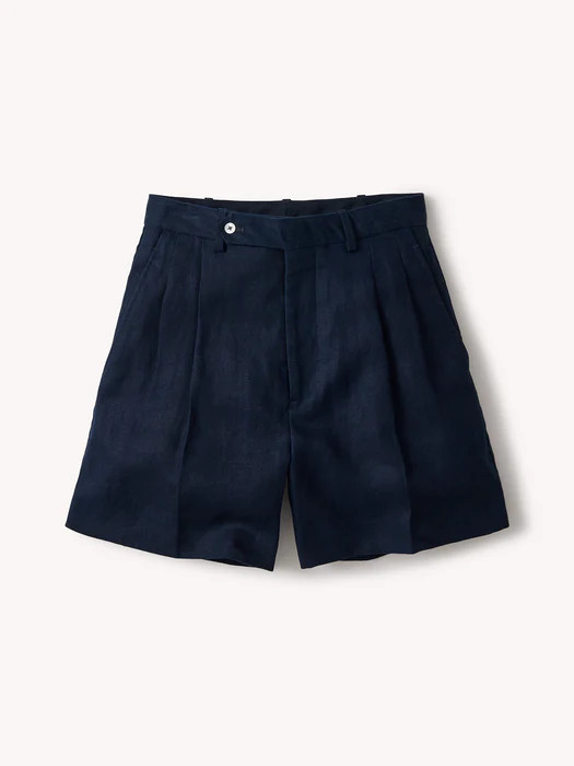 Dark Navy Hutton Linen Short - Buck Mason- Modern American Classics | Buck Mason