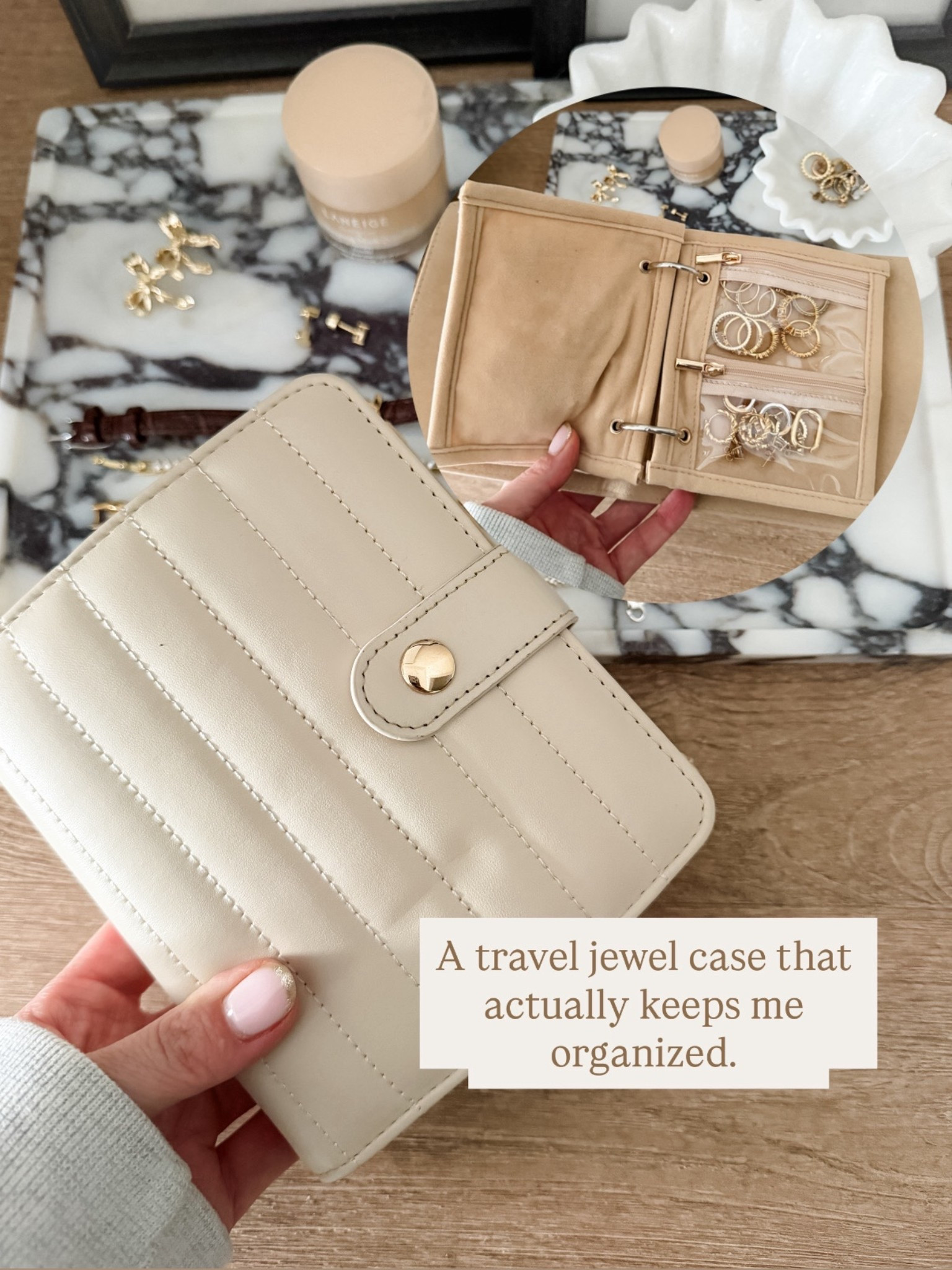 This travel jewelry case operates like a book and is the best way for me to keep organized !

#LTKFindsUnder50 #LTKGiftGuide #LTKTravel