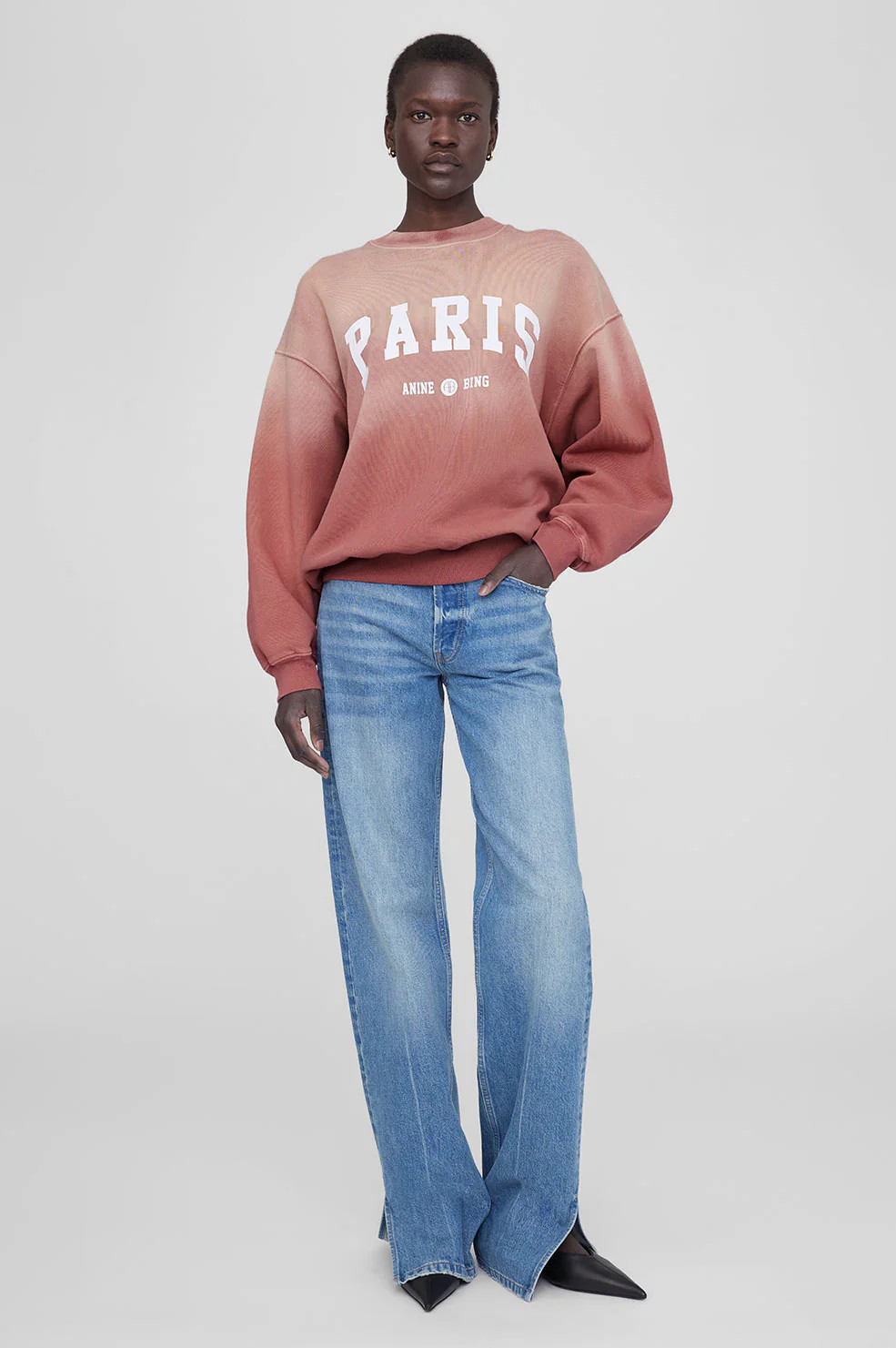 Jaci Sweatshirt University Paris | Anine Bing