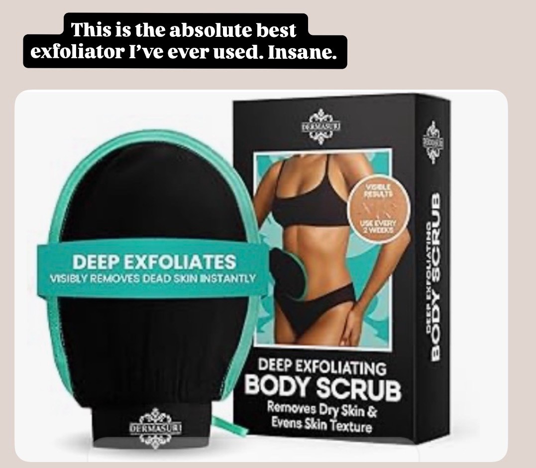 Beauty finds
Exfoliator
Exfoliating glove
Skincare finds 

#LTKSaleAlert #LTKBeauty #LTKselfcare