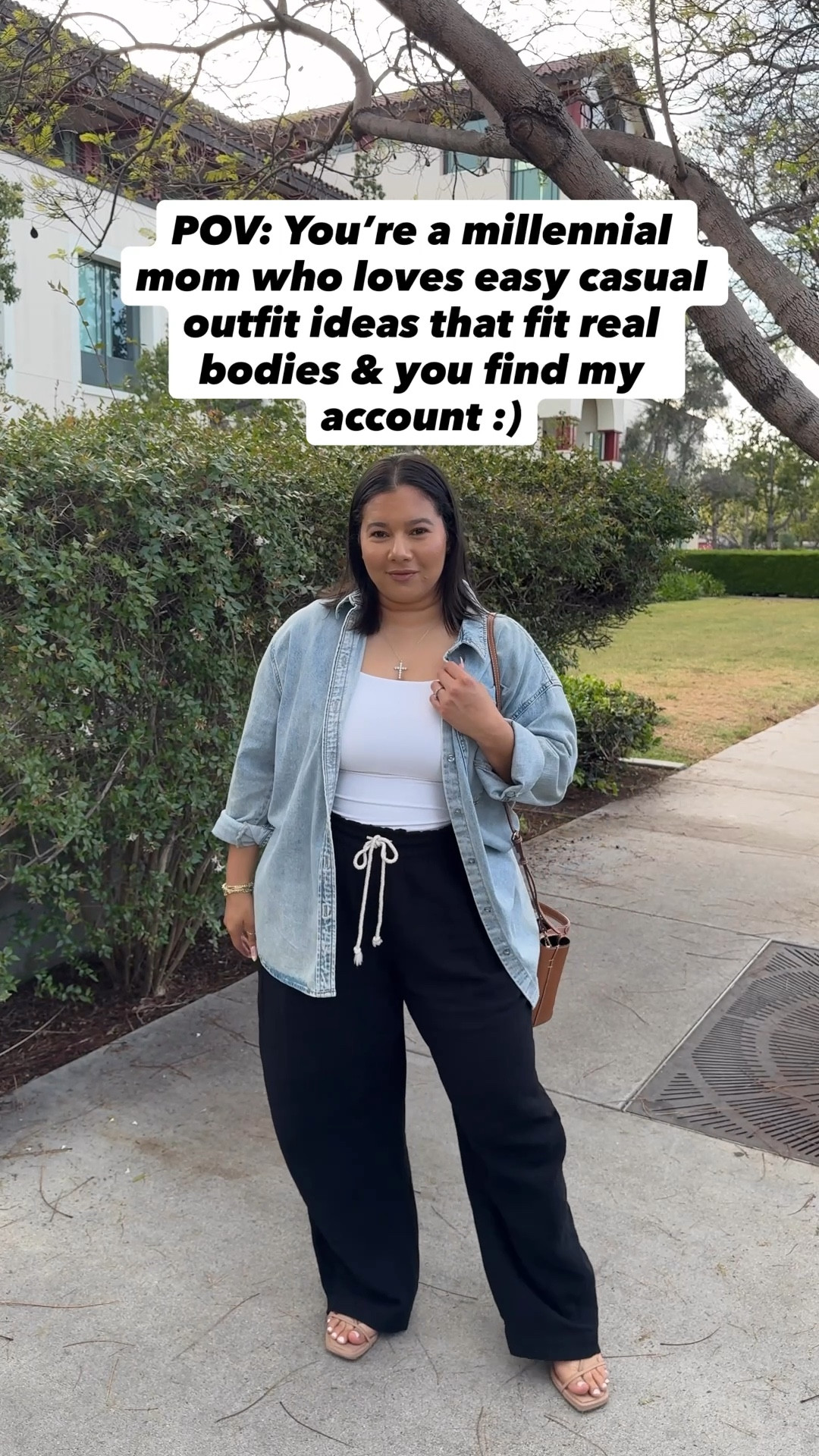 Easy spring outfit I’m wearing as a curvy / midsize mom.

Denim jacket - XL/ runs big / oversized fit 
Tank top - large - tts 
Barrel pants - XL- runs big / super comfortable/ tummy friendly 

Spring outfit 
Summer outfit 
Vacation outfit 
Midsize outfit 
Midsize fashion
Curvy fashion 
Mom outfit 
Brunch outfit 
Date night outfit 
Casual outfit 
Elevated outfit 

#LTKPetite #LTKMidsize #LTKootd