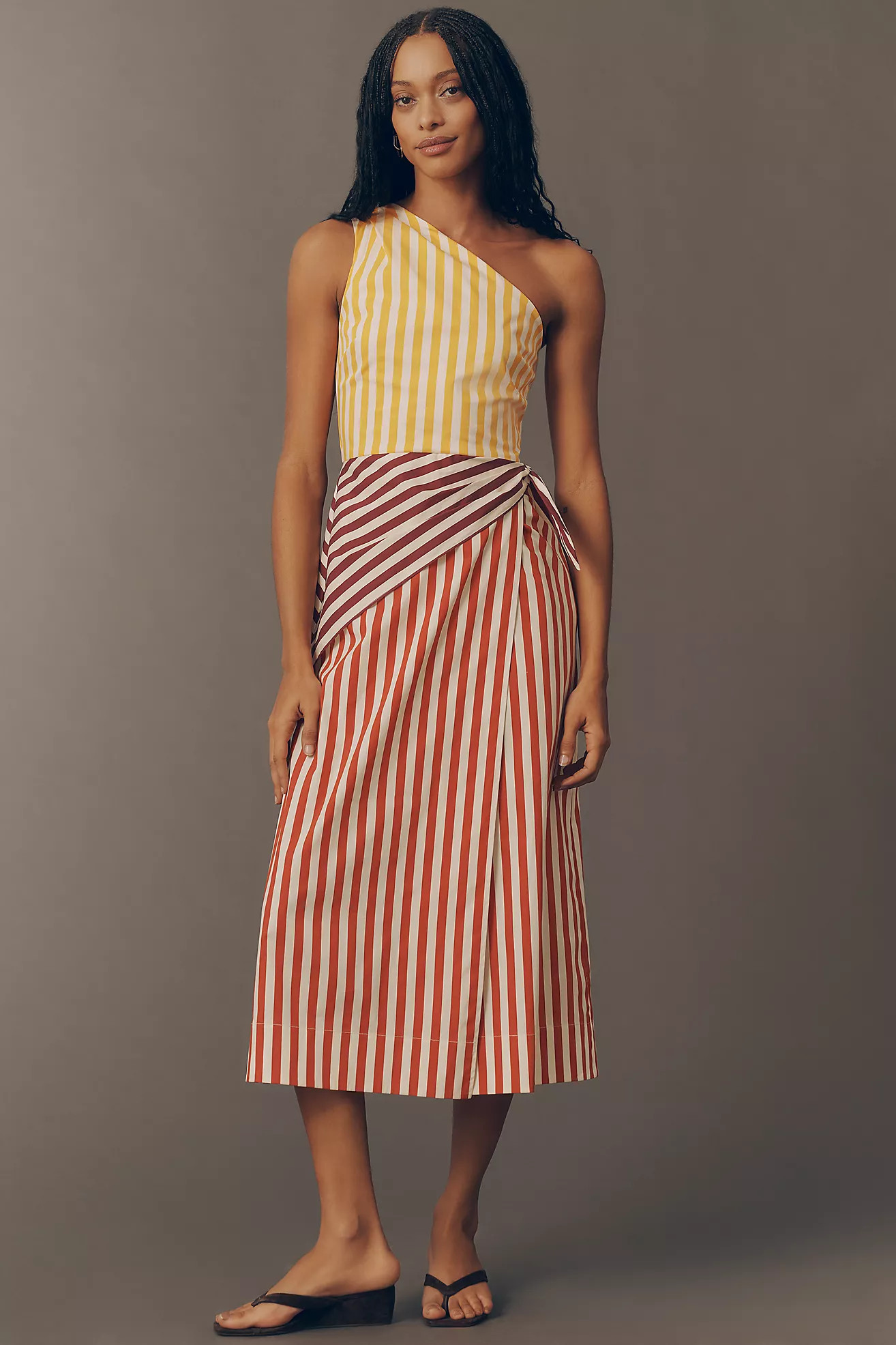 SIMONMILLER Belem Poplin Midi Dress | Anthropologie (US)