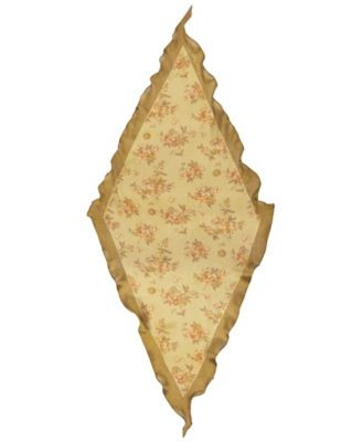 Lauren Ralph Lauren Floral Large Diamond Scarf - Laufren Camel | Macy's