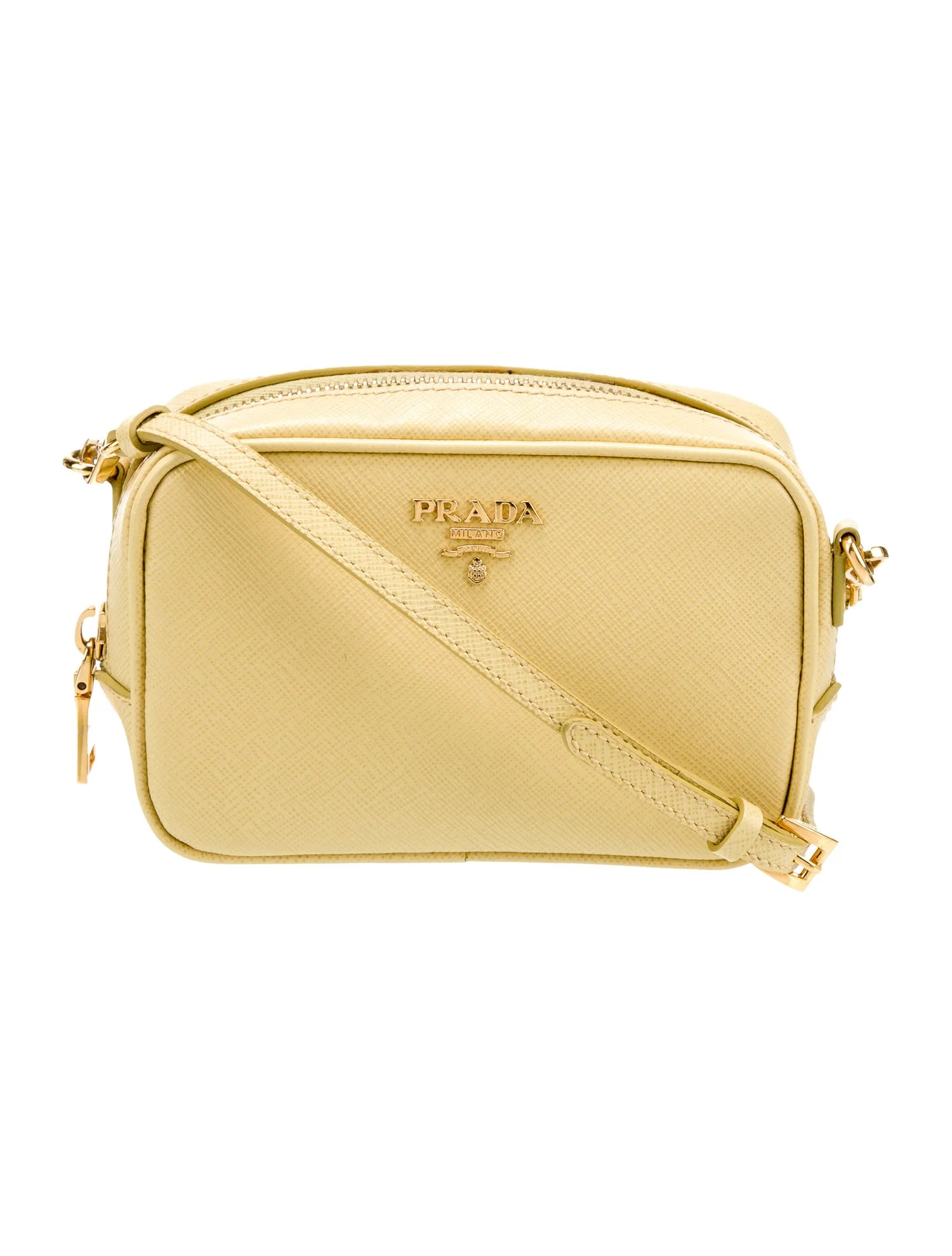 Saffiano Lux Leather Crossbody Bag | The RealReal