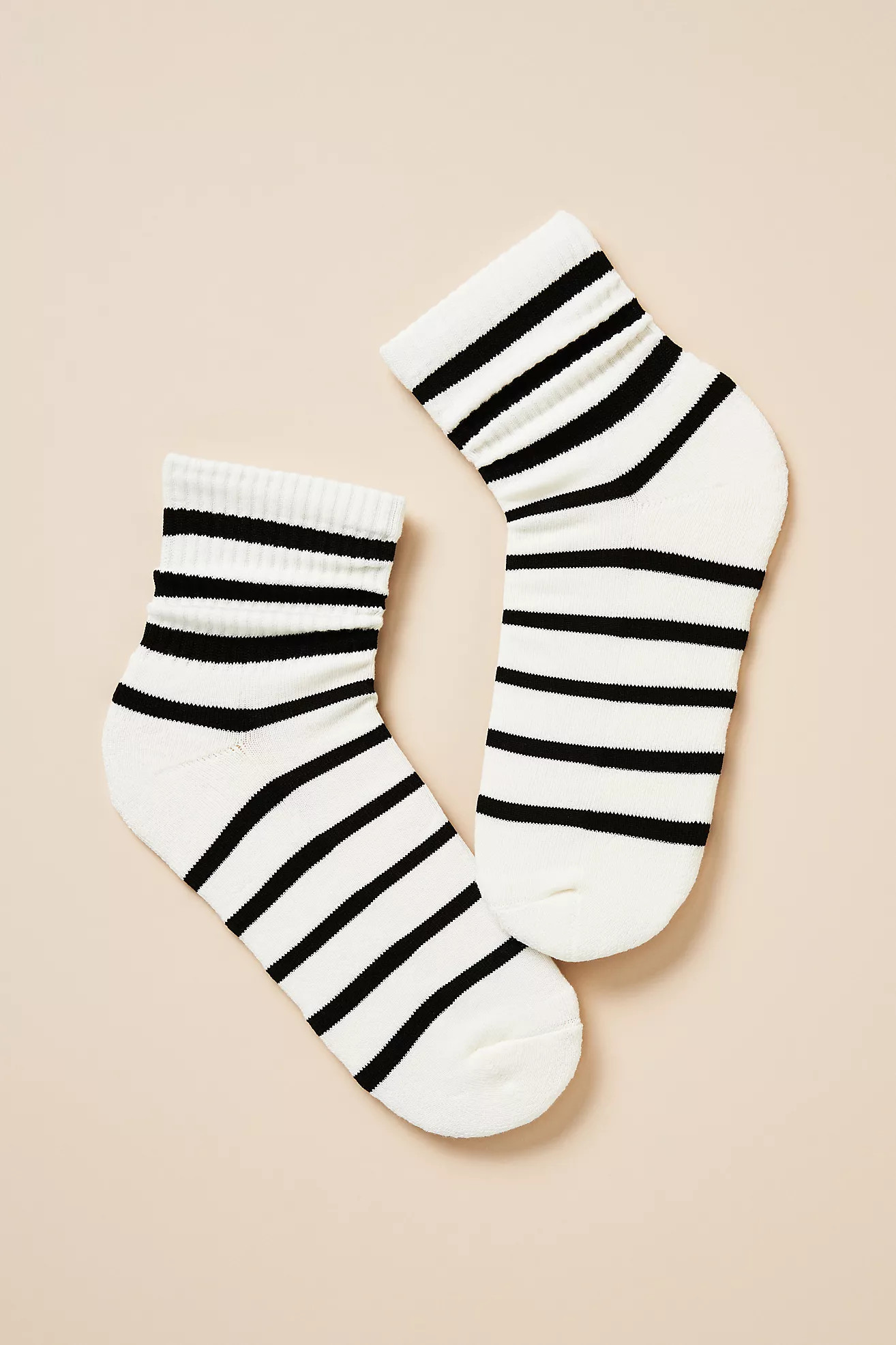Daily Practice by Anthropologie Sporty Ribbed Striped Socks | Anthropologie (US)