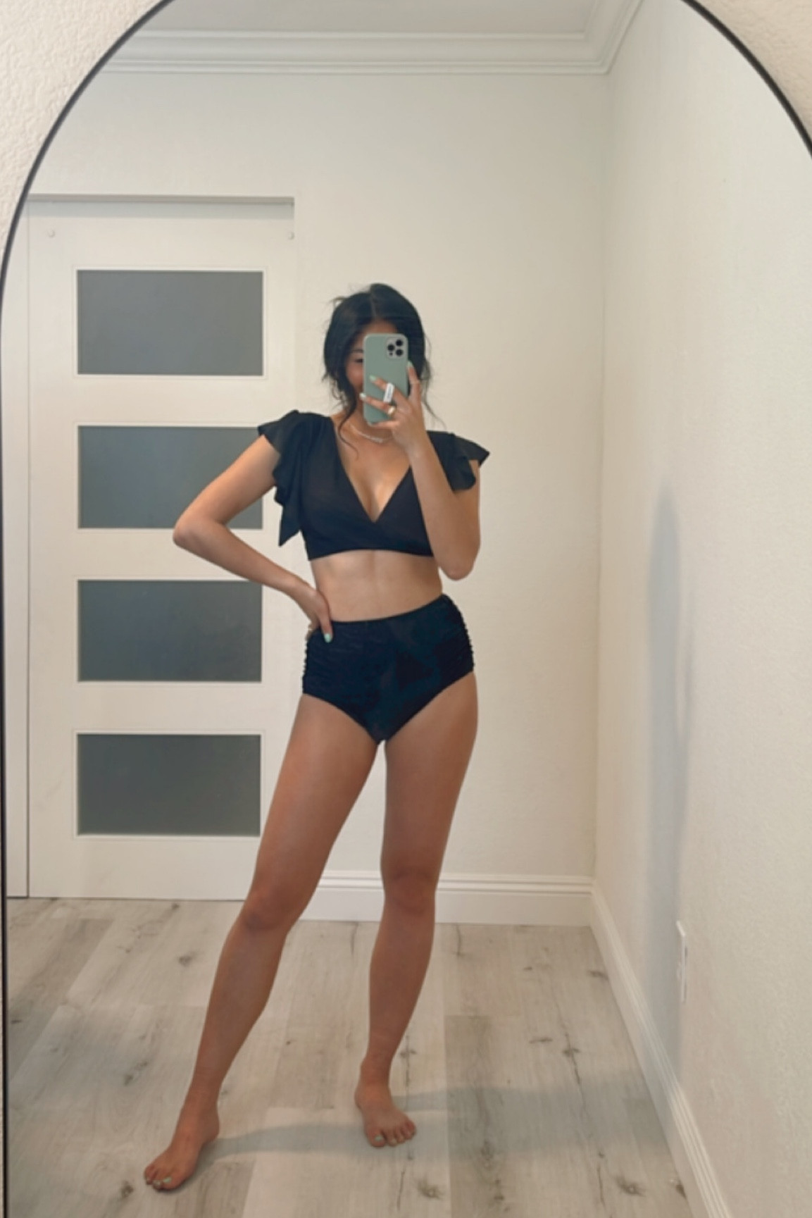 Little black bikini perfect for traveling and a summer vacation 

#LTKSeasonal #LTKswim #LTKunder50