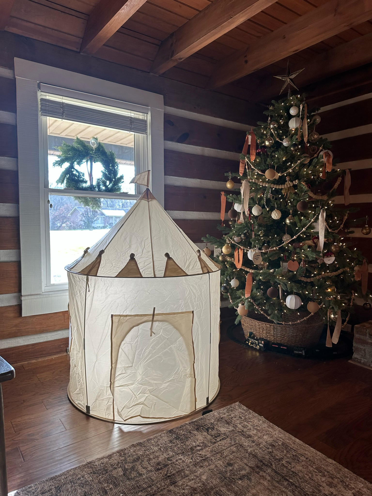 the cutest little pop up tent for the kids! They got this for christmas from grammie and it comes in quite a few colors. Plus fits 3 kids easily  

#LTKKids #LTKGiftGuide #LTKHoliday