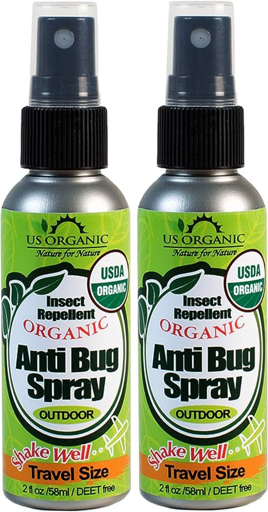 US Organic Mosquito Repellent Anti Bug Outdoor Pump Sprays, USDA Certification, Cruelty Free, Pro... | Amazon (US)