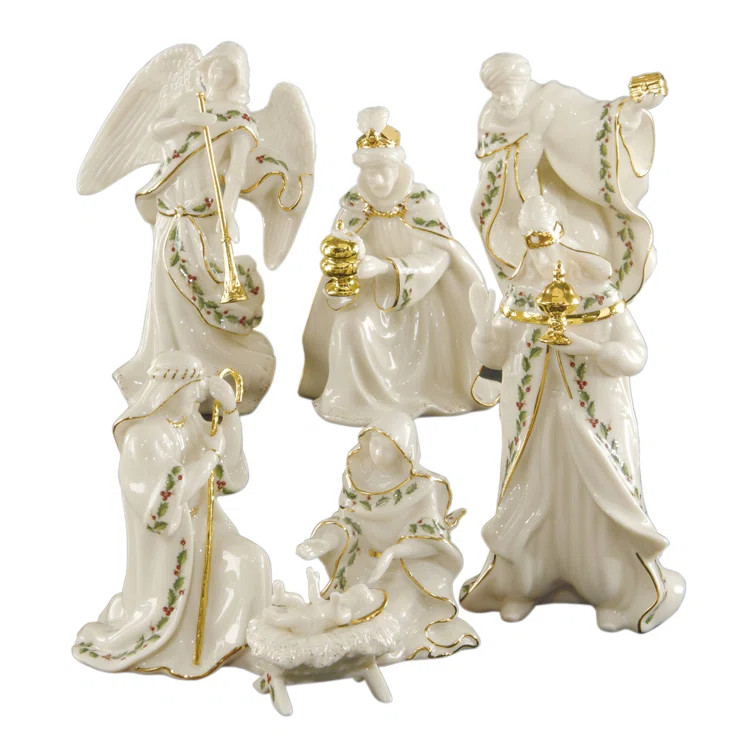 7 Piece Holiday Miniature Nativity Figurine Set | Wayfair North America