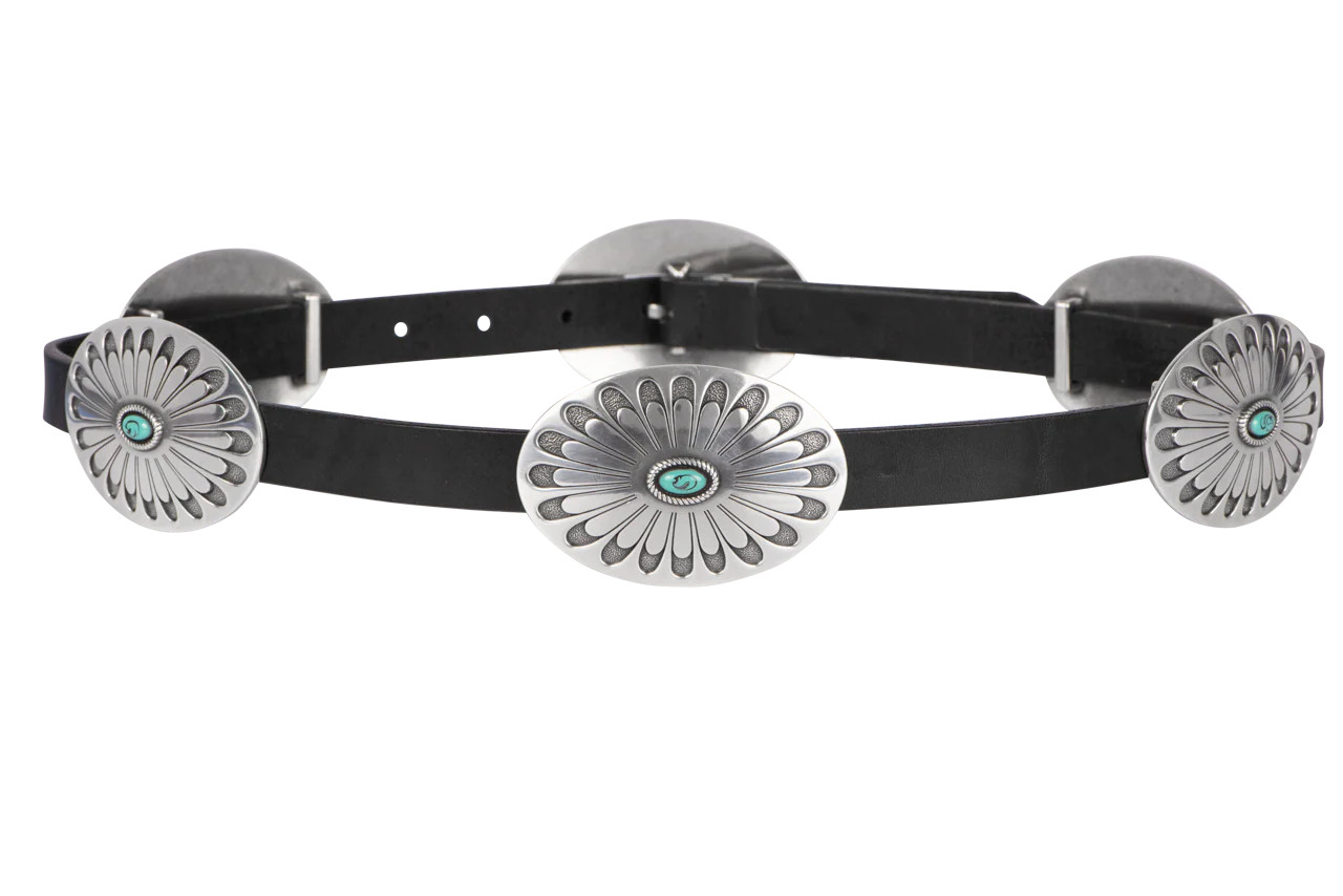 Tony Lama Western Blackbird Concho Belt | Pinto Ranch | Pinto Ranch