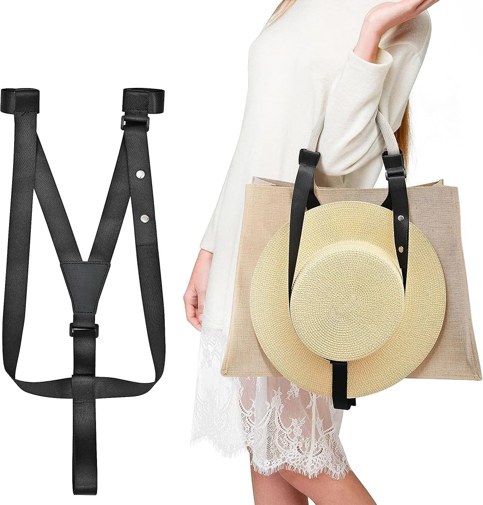 Hat Holder Strap for Bags, Backpacks, Luggage,Totes & Fedora, Panama, Cowboy,Bowler Hats and More... | Amazon (US)