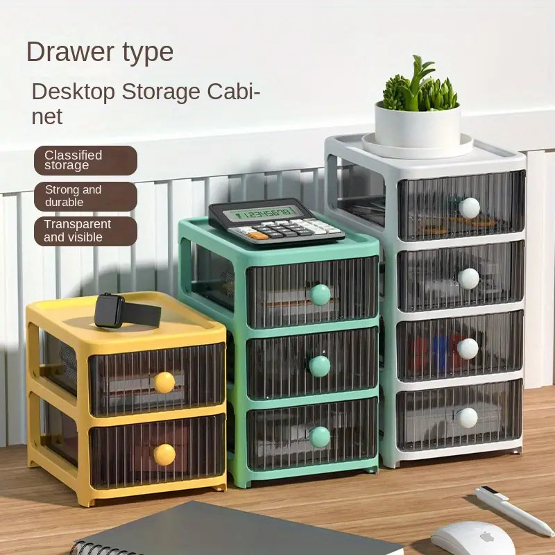 1pc Plastic Desktop Storage Drawer Box, Stackable Storage Rack For Hair Clips, Stationery, Jewelr... | Temu Affiliate Program