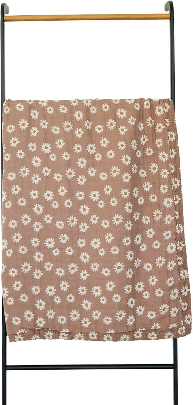 Mebie Baby Muslin Quilt, Daisy Dream, 100% Muslin Cotton Baby Blankets for Girls and Boys, Muslin... | Amazon (US)