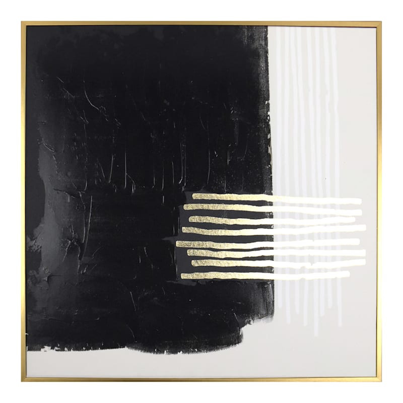 Framed Abstract Canvas Wall Art, 31" | At Home