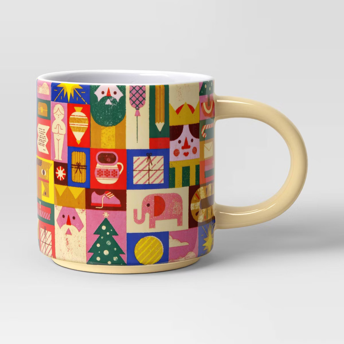 18oz Cecilia Ruiz Christmas Stoneware Mug - Wondershop™​​​​​​​ | Target