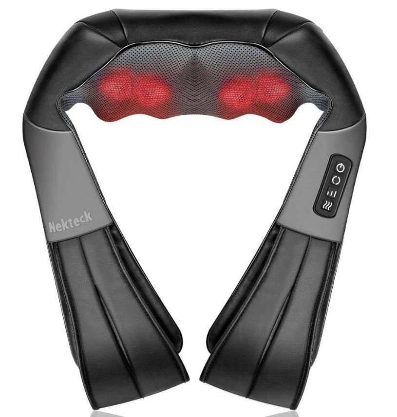 Shiatsu Neck and Back Massager with Soothing Heat, Nekteck Electric Deep Tissue 3D Kneading Massage Pillow for Shoulder, Leg, Body Muscle Pain Relief, Home, Office, and Car Use

#LTKActive #LTKMens #LTKHome