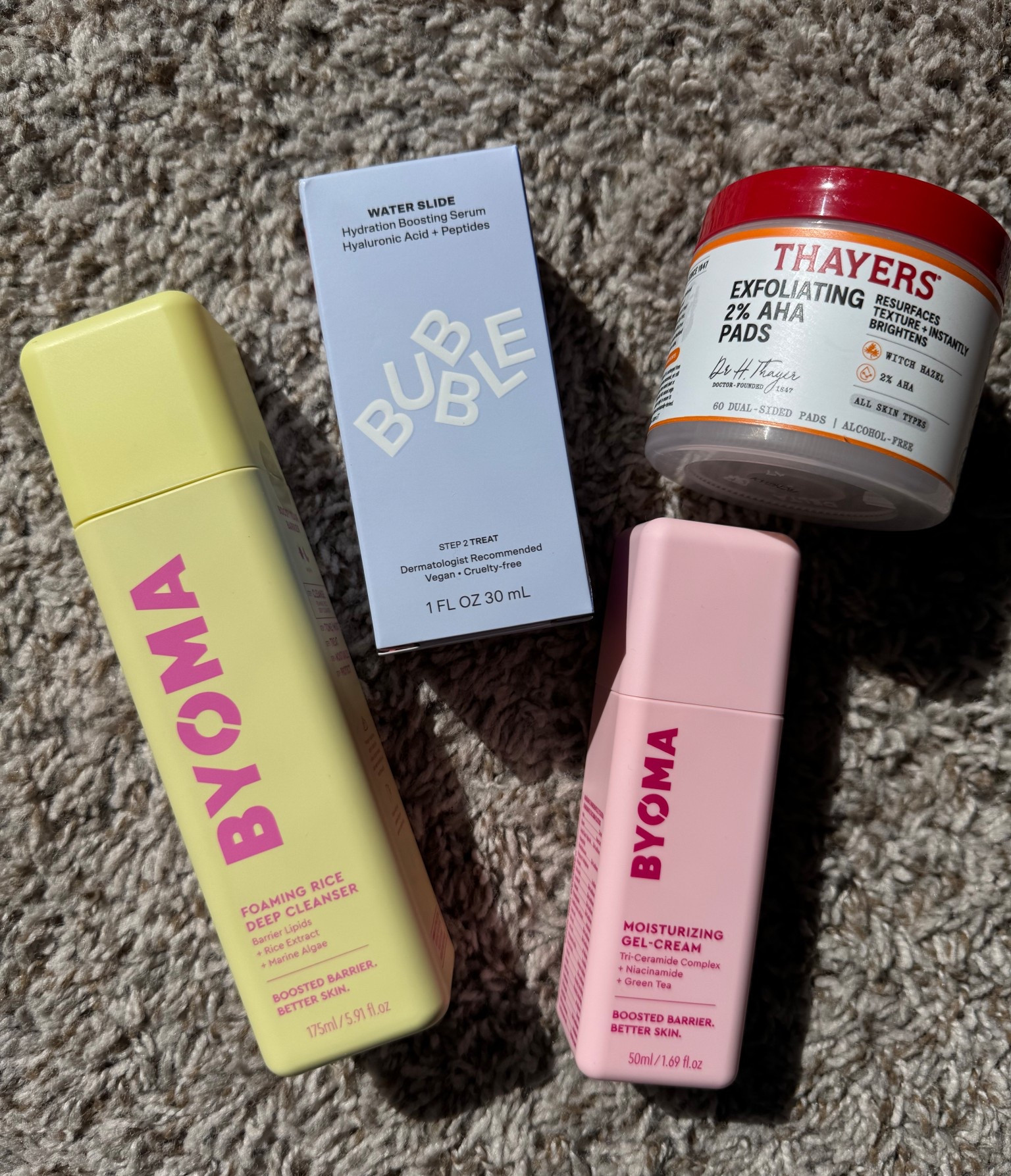 hello lovelies 👋🏼 
@Target @ulta 

skincare, byoma, bubble, thayers, glass skin, skincare routine, makeup prep

#LTKselfcare #LTKmorningroutine #LTKBeauty