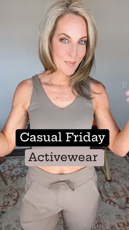 Casual Friday // Target Activewear cargo joggers (sz small), tank (sz small), and 1/2 zip pullover (sz small)  

#LTKtravel #LTKover40 #LTKfitness