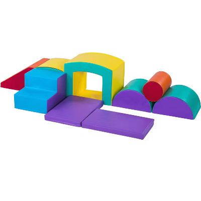 New Bounce Super Deluxe Soft Play Set - 9 Piece Climbing Set for Babies and Toddlers | Target