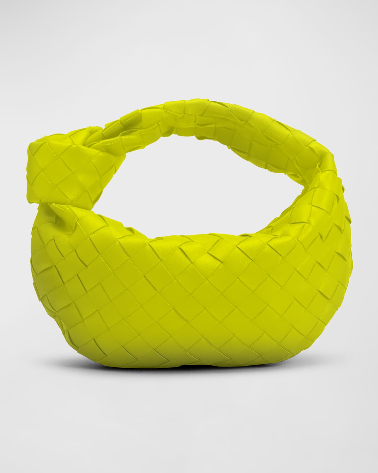 Bottega Veneta Jodie Mini Intrecciato Knot Hobo Bag | Neiman Marcus