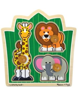 Melissa and Doug Kids Toy, Jungle Friends Jumbo Knob Safari Puzzle | Macys (US)