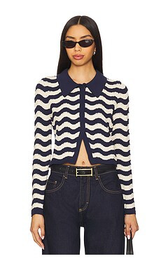 OSIS STUDIO Jasmine Cardigan in Navy from Revolve.com | Revolve Clothing (Global)