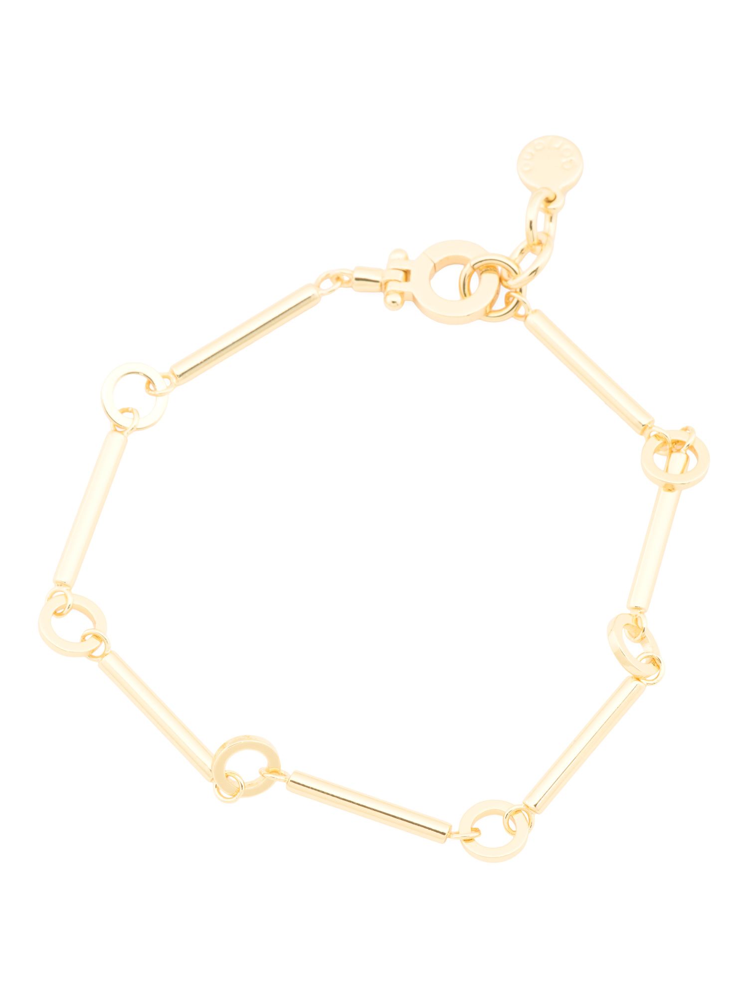 18k Gold Plated Parker Bar Chain Bracelet | TJ Maxx