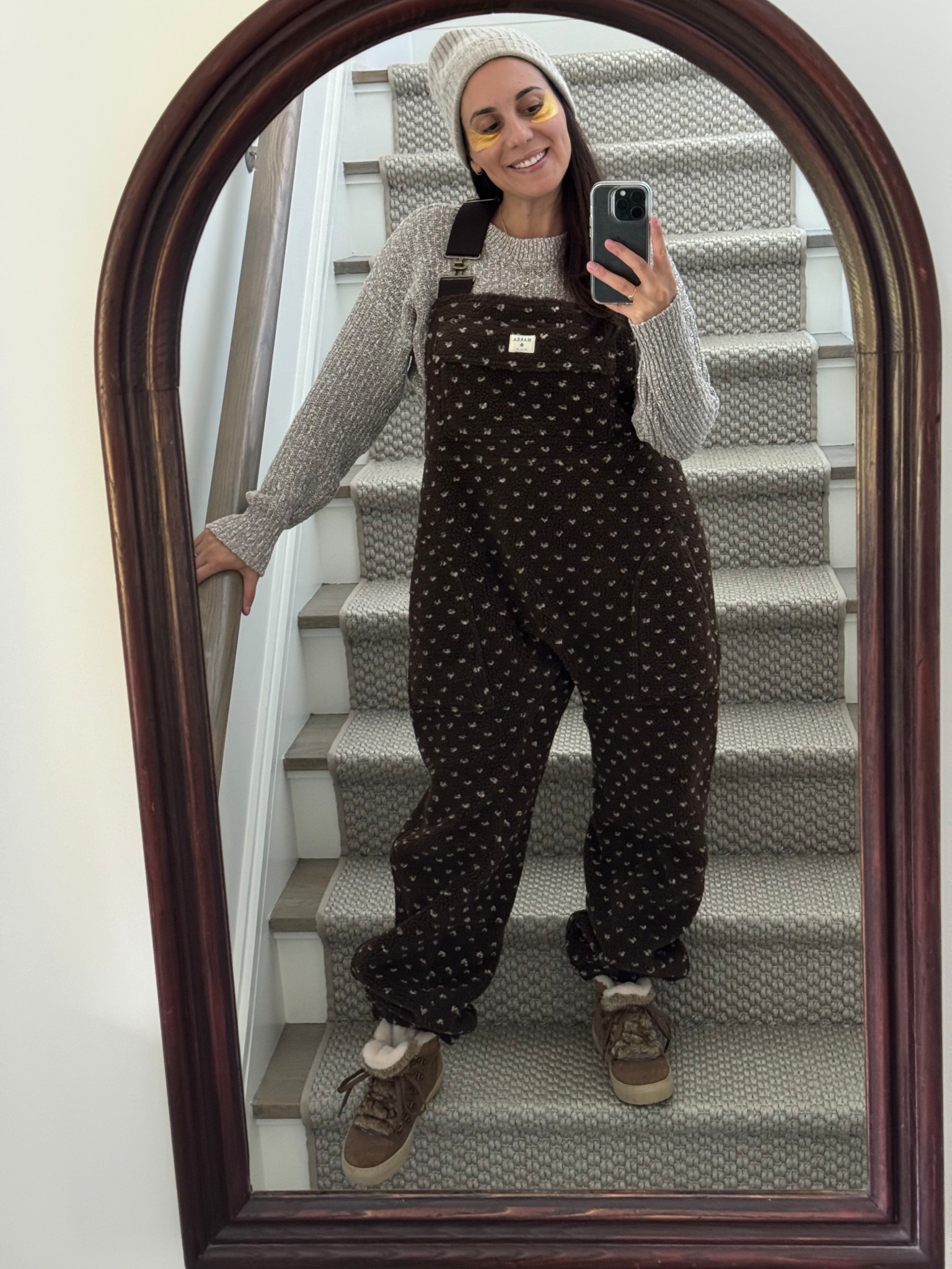 Fleece overalls 

#LTKSeasonal #LTKootd