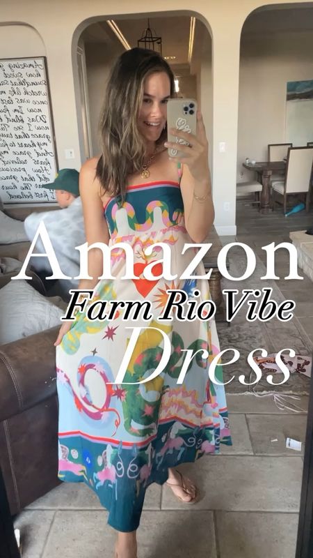 Like and comment “AMAZON6” to have all links sent directly to your messages. loving this gorgeous Amazon dress giving me farm rio vibes. Available in a bunch of patterns  💕 
.
.
#amazonfashion #amazonfinds #founditonamazon #amazon #amazondress #womensdress #dresses #springstyle #springfashion 

#LTKwedding #LTKfindsunder50 #LTKsalealert
